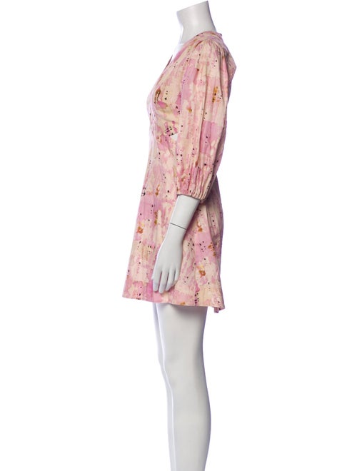 Alexis Floral Print Mini Dress