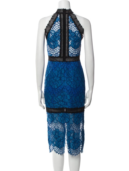 Alexis Lace Pattern Midi Length Dress