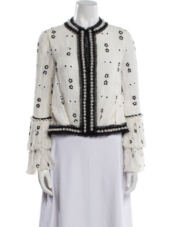 Alexis Printed Evening Jacket