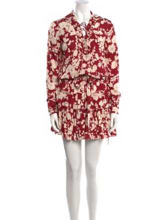 Alexis Floral Print Mini Dress