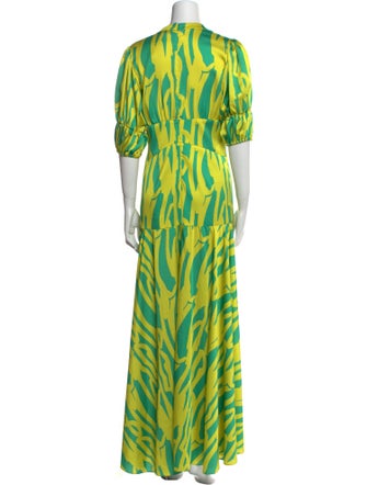 Alexis Printed Long Dress