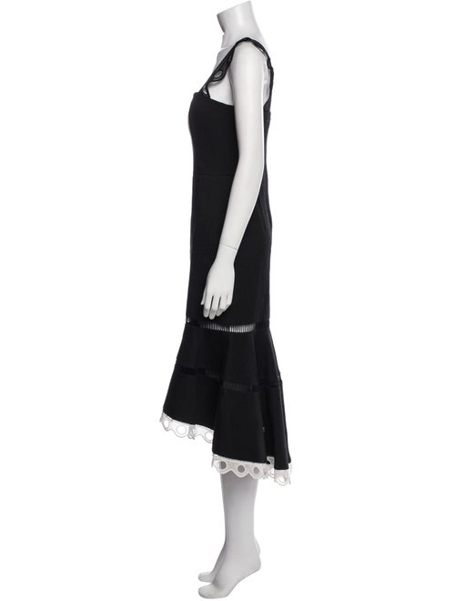 Alexis Square Neckline Midi Length Dress