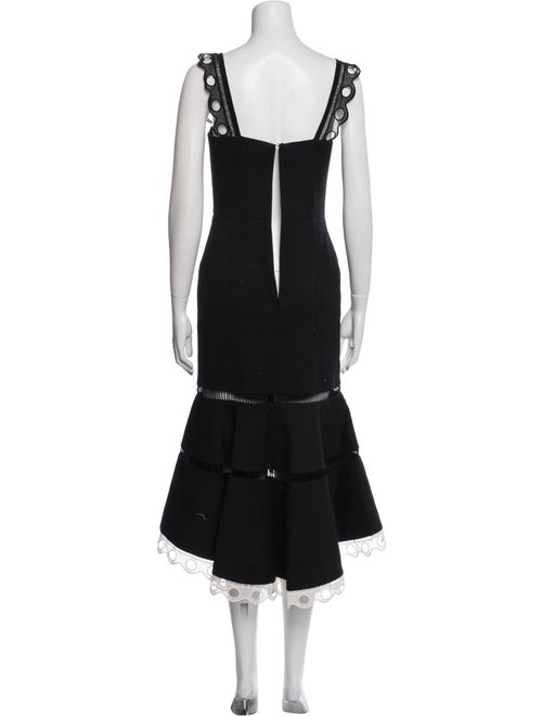 Alexis Square Neckline Midi Length Dress