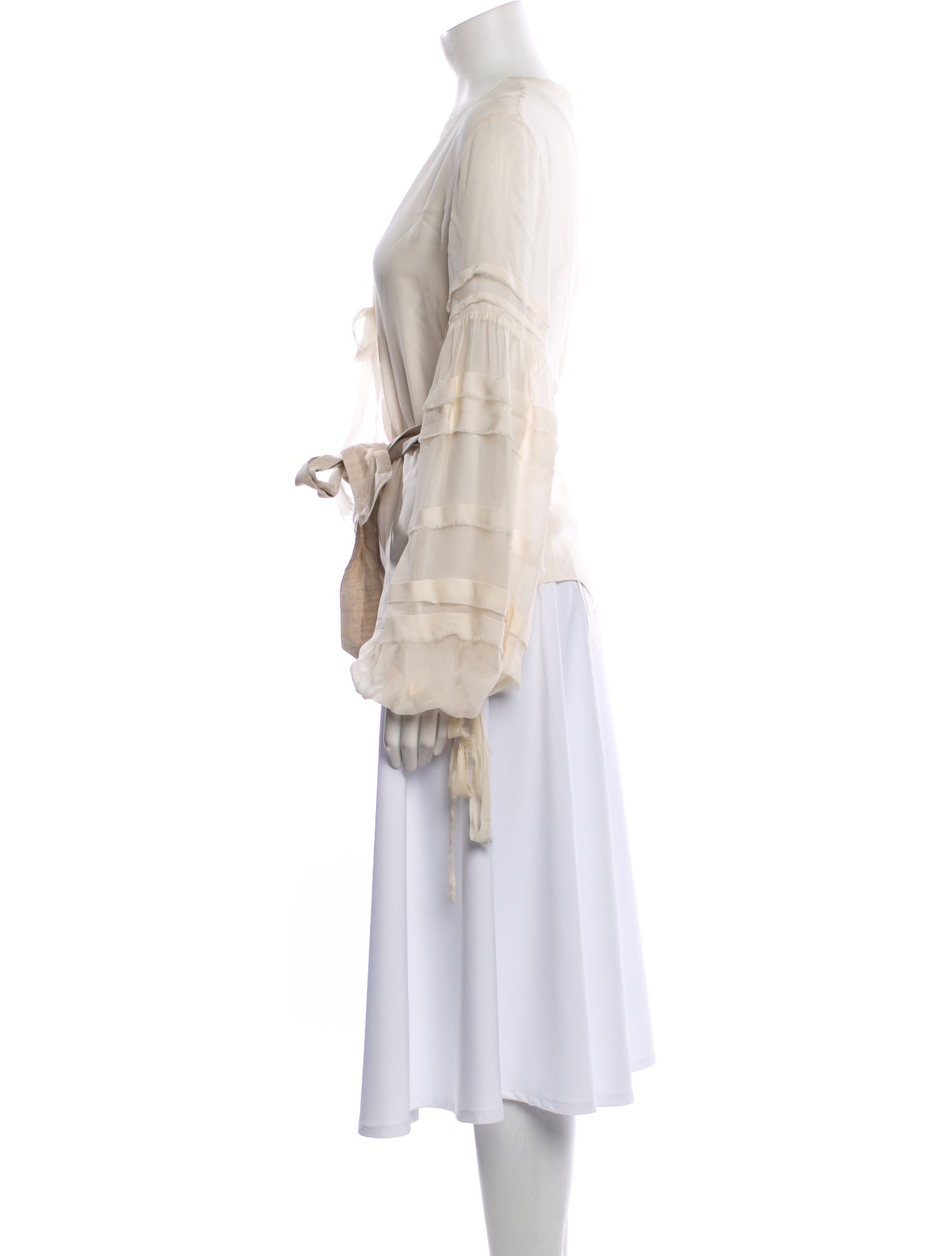 Alexis Silk V-Neck Blouse