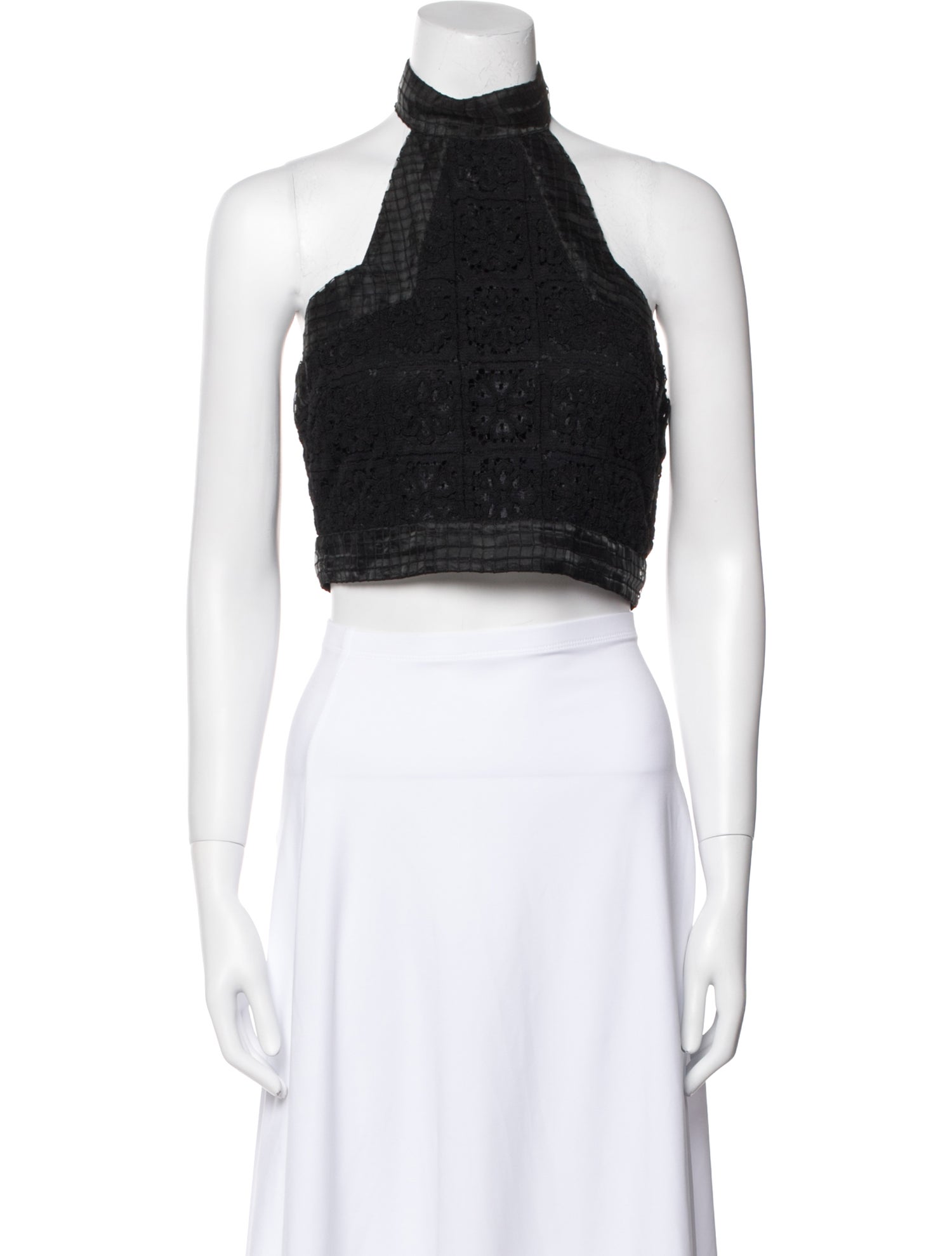 Alexis Turtleneck Sleeveless Crop Top