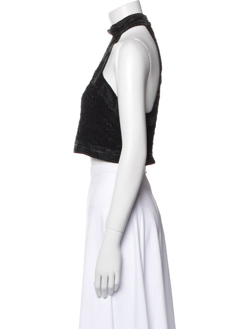 Alexis Turtleneck Sleeveless Crop Top