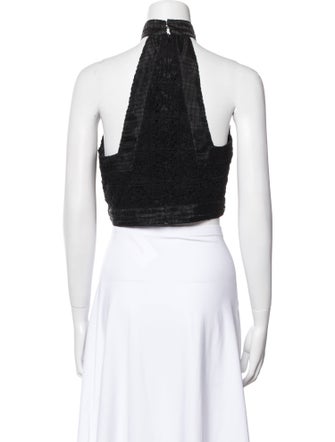 Alexis Turtleneck Sleeveless Crop Top