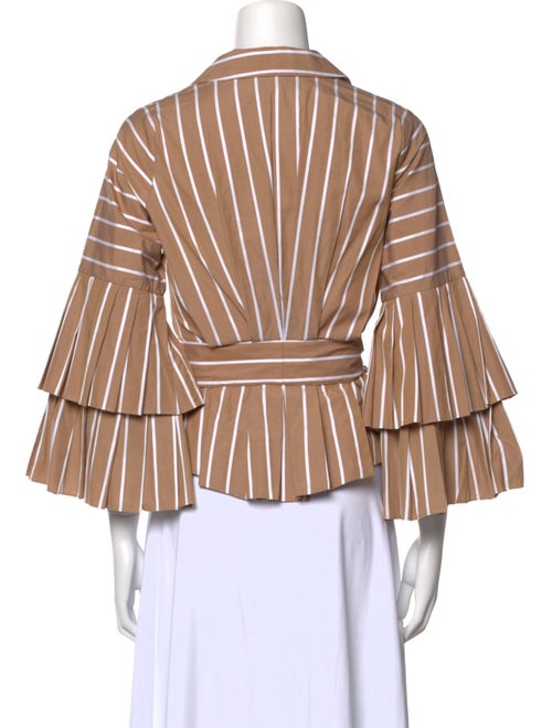 Alexis Striped V-Neck Blouse