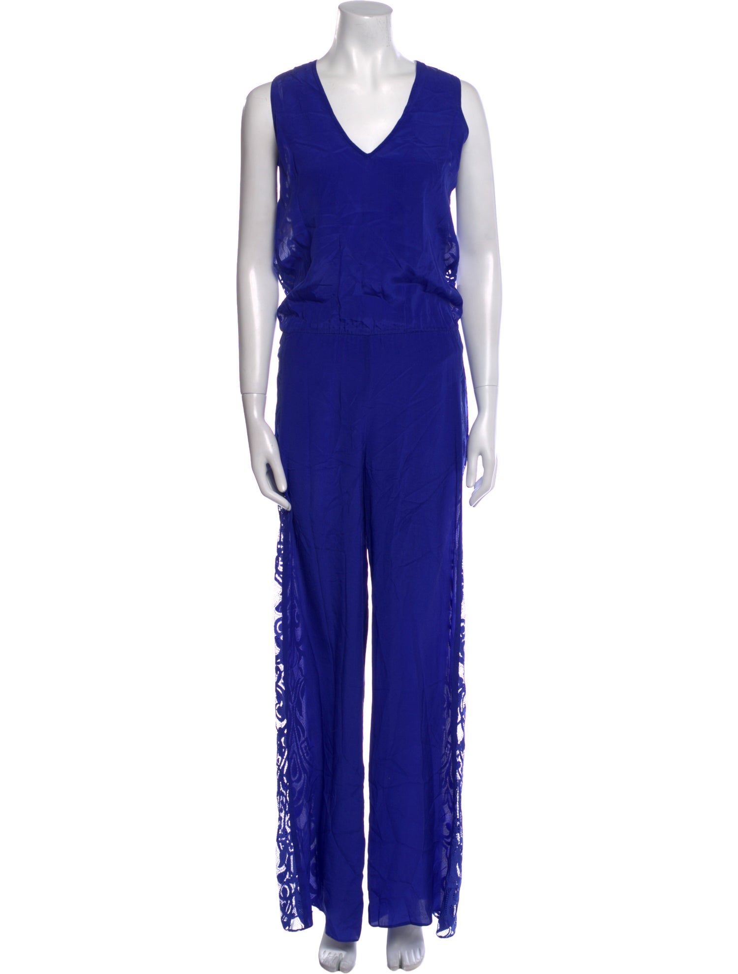 Alexis Silk V-Neck Jumpsuit