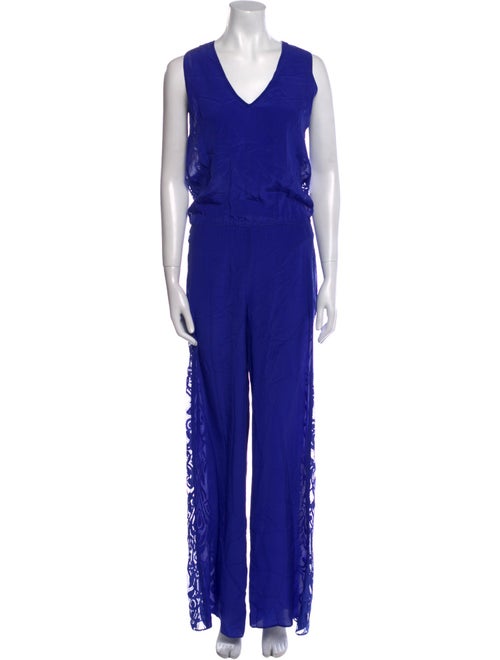 Alexis Silk V-Neck Jumpsuit