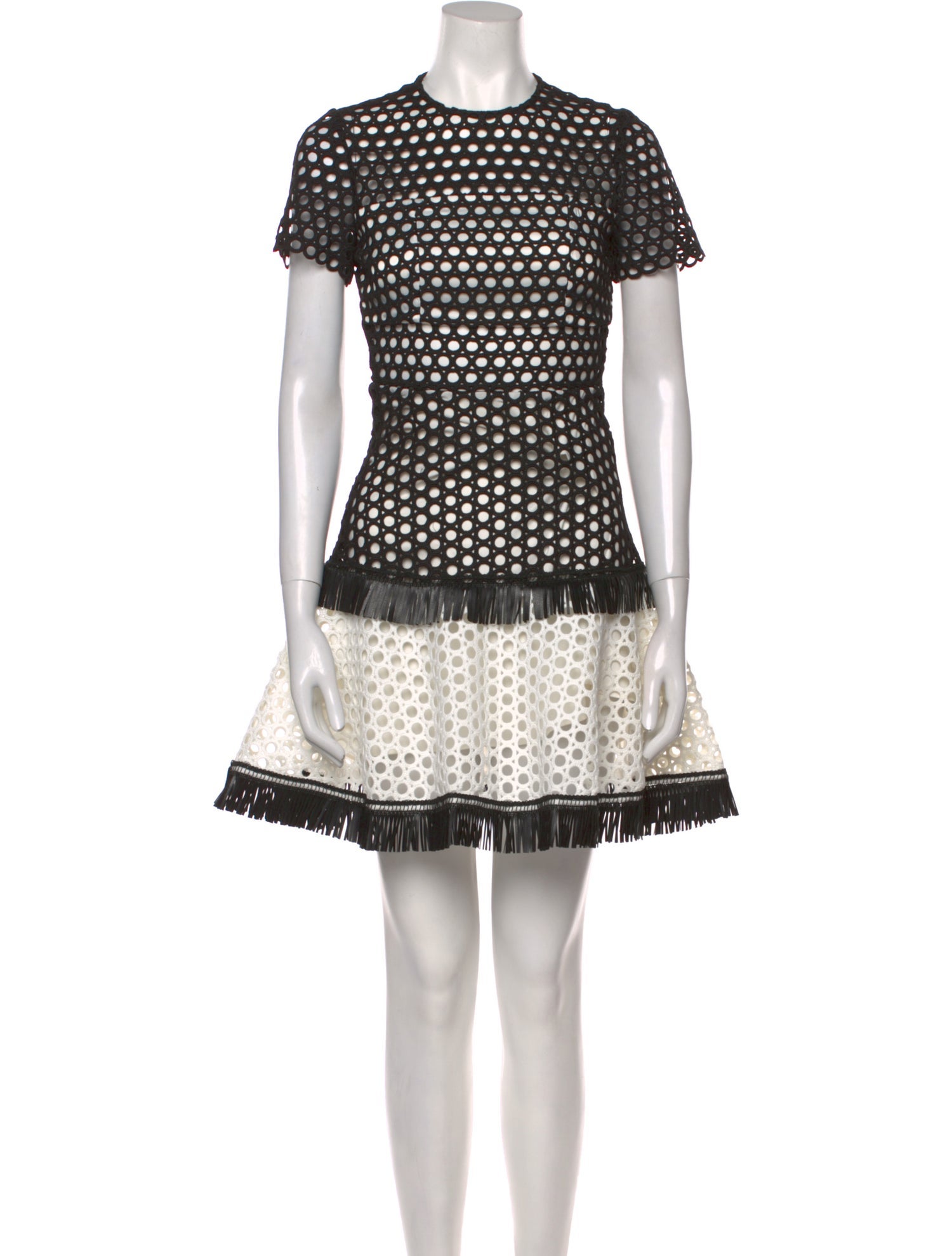 Alexis Polka Dot Print Mini Dress