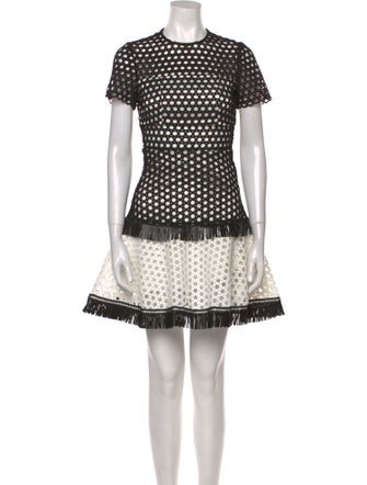Alexis Polka Dot Print Mini Dress