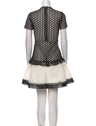 Alexis Polka Dot Print Mini Dress