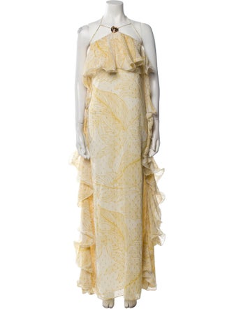 Alexis Printed Long Dress