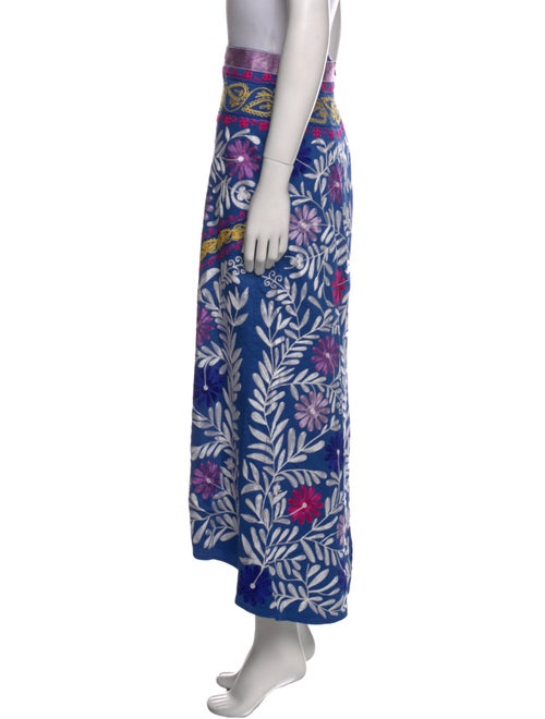 Alexis Floral Print Midi Length Skirt