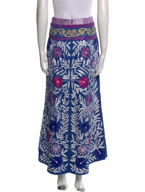 Alexis Floral Print Midi Length Skirt