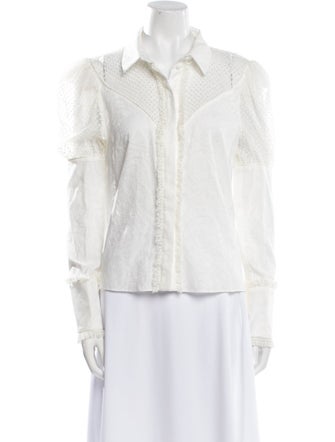 Alexis Long Sleeve Button-Up Top