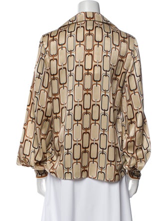 Alexis Printed Long Sleeve Blouse