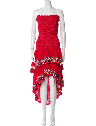 Alexis Printed Midi Length Dress