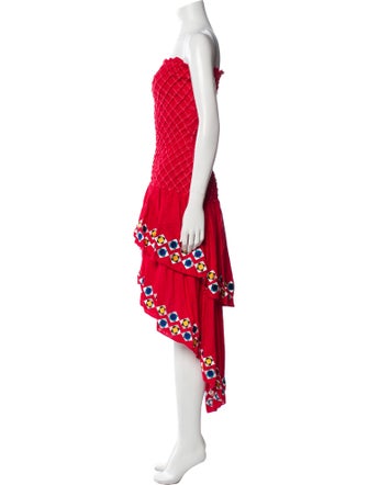 Alexis Printed Midi Length Dress