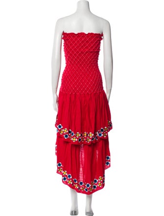 Alexis Printed Midi Length Dress