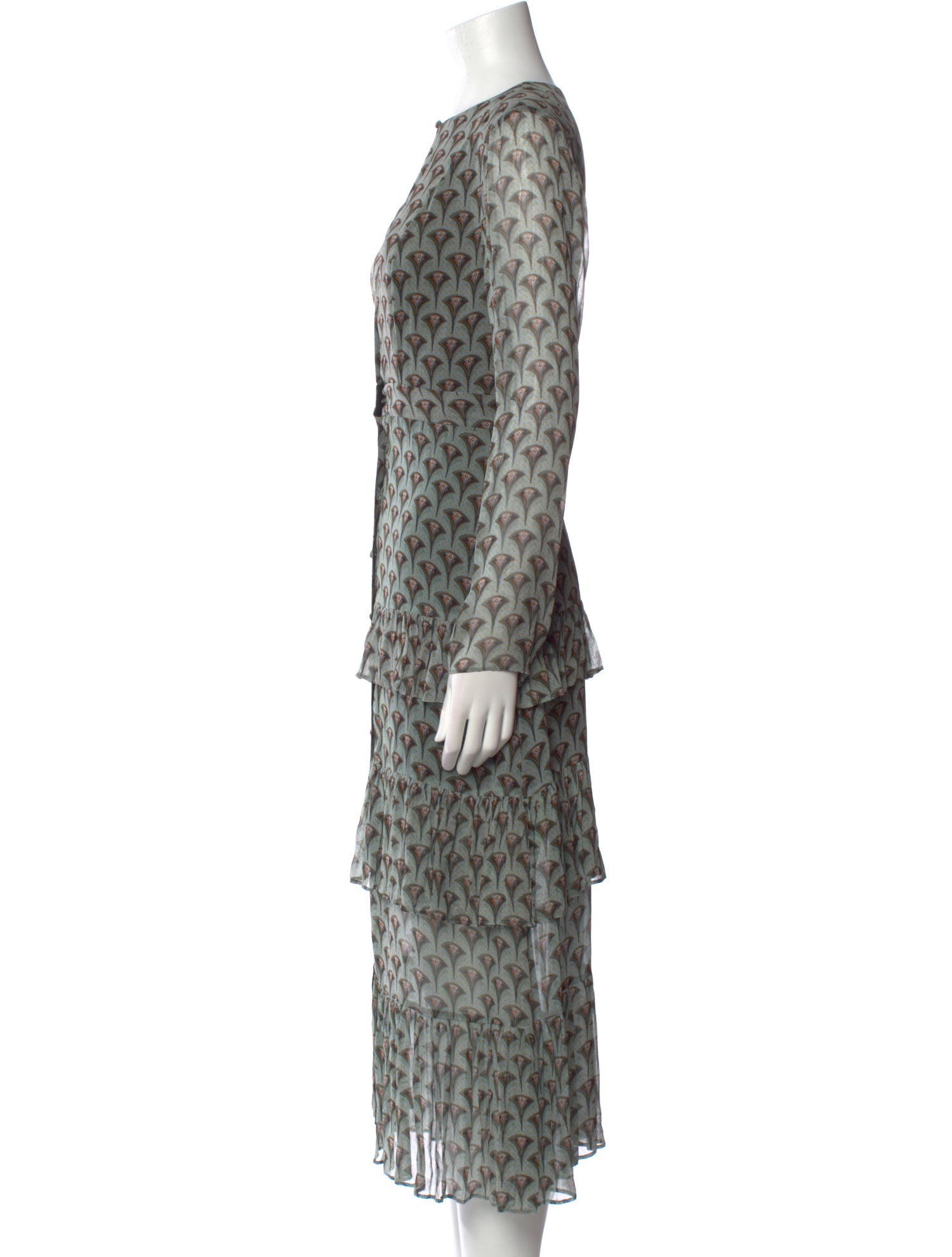 Alexis Animal Print Midi Length Dress