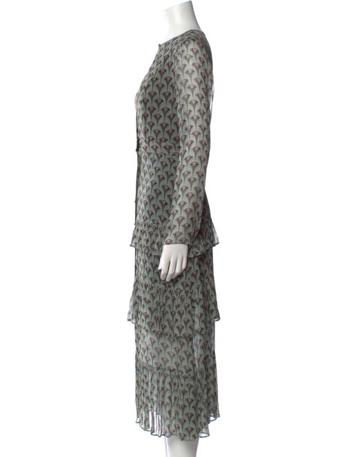 Alexis Animal Print Midi Length Dress