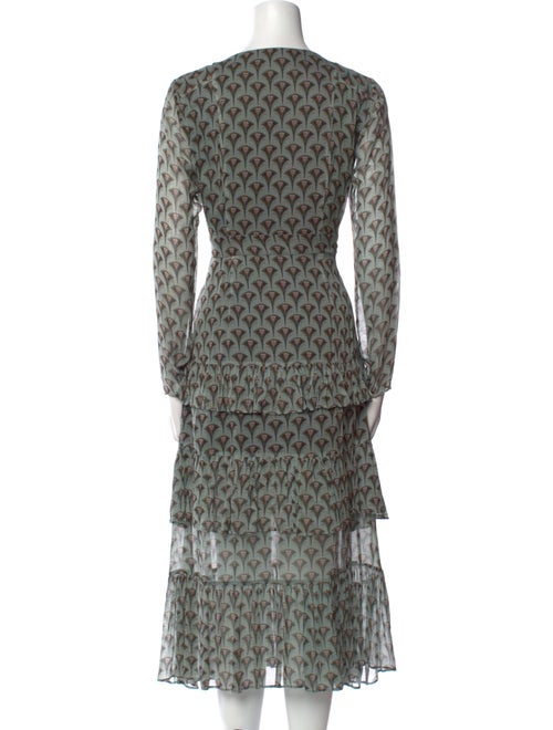 Alexis Animal Print Midi Length Dress