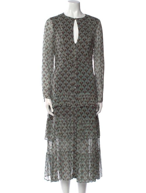 Alexis Animal Print Midi Length Dress