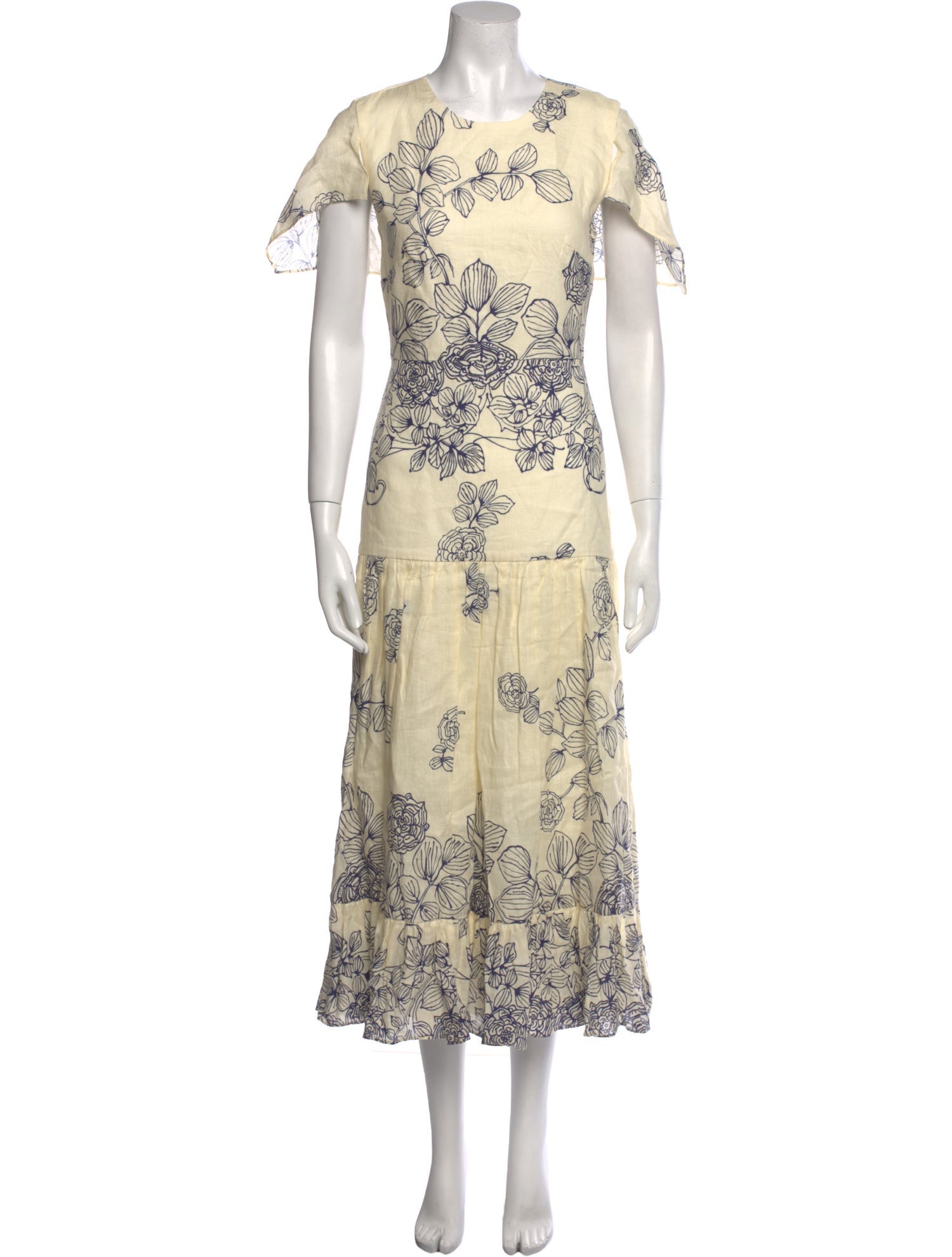 Alexis Linen Long Dress w/ Tags