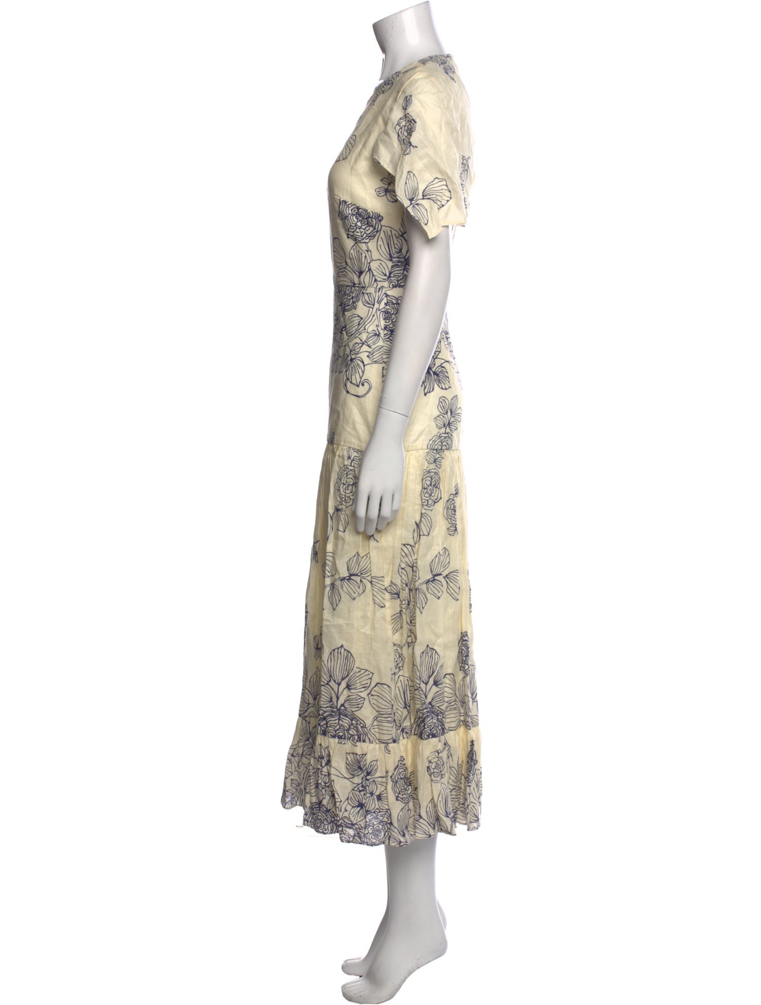 Alexis Linen Long Dress w/ Tags