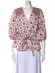 Alexis Linen Printed Blouse