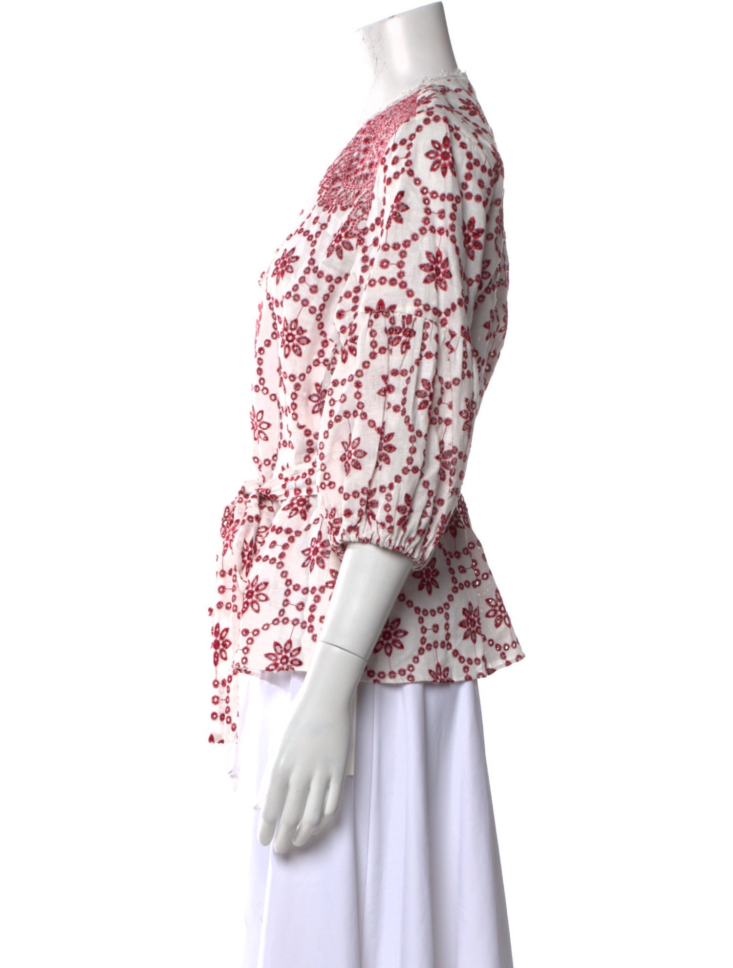 Alexis Linen Printed Blouse
