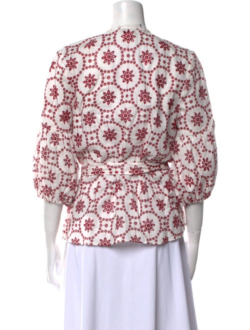 Alexis Linen Printed Blouse