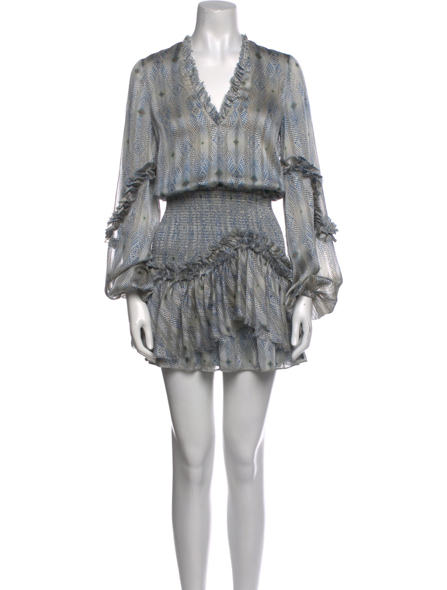 Alexis Printed Mini Dress w/ Tags