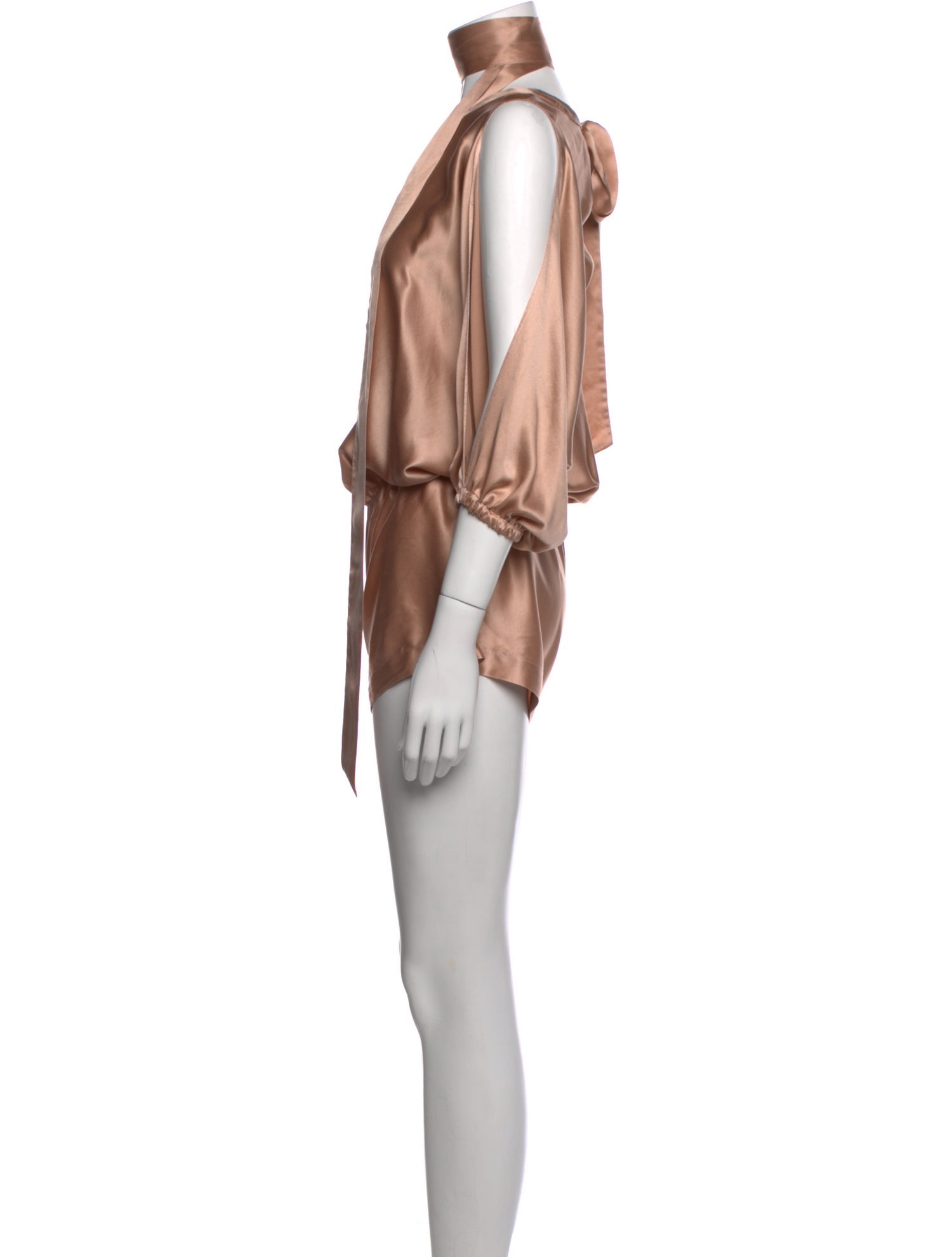 Alexis Silk Crew Neck Romper