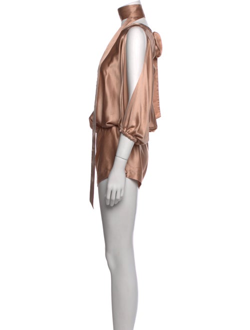 Alexis Silk Crew Neck Romper