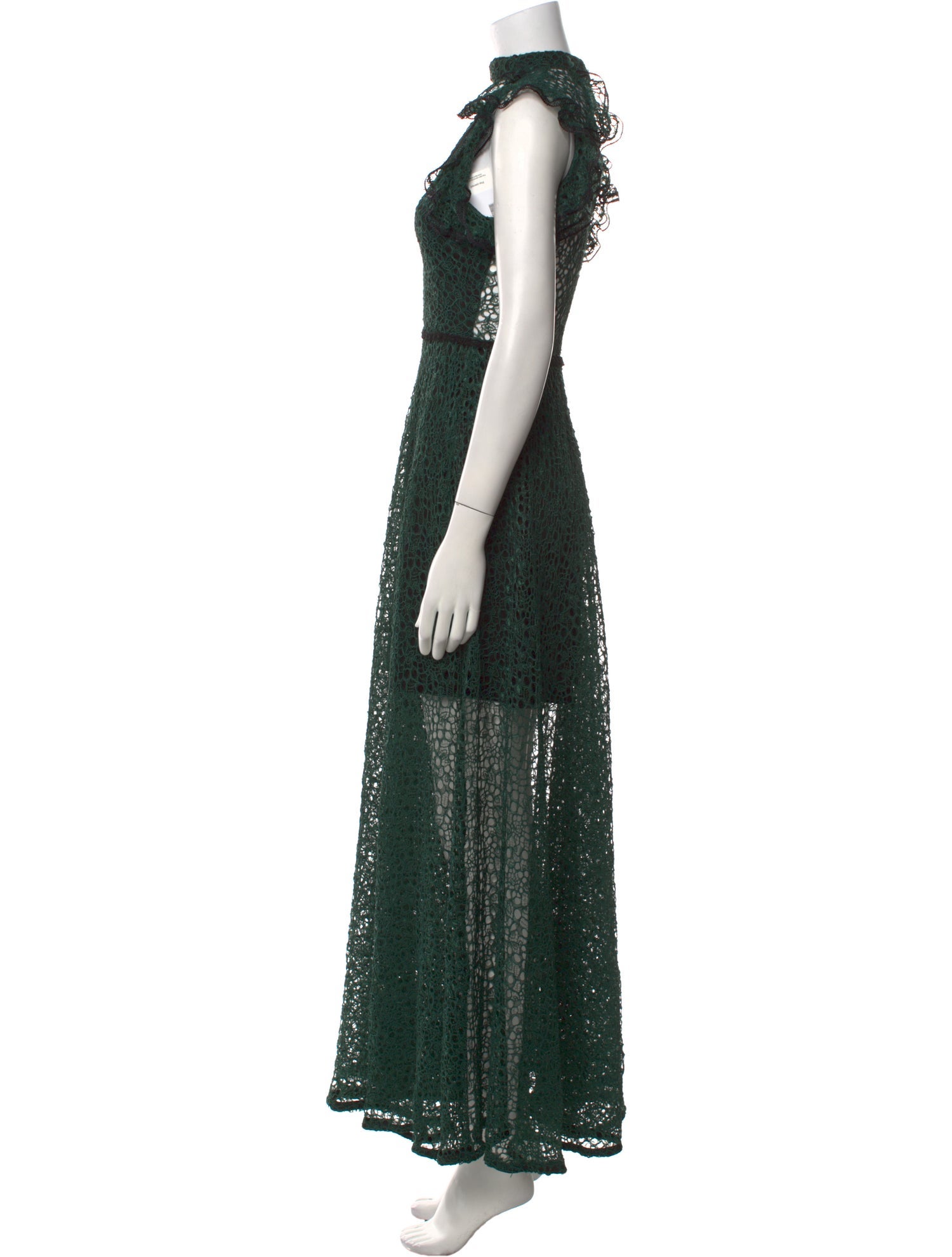 Alexis Lace Pattern Long Dress