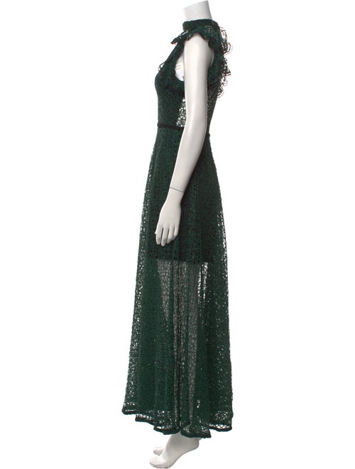 Alexis Lace Pattern Long Dress