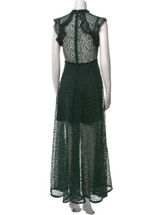 Alexis Lace Pattern Long Dress