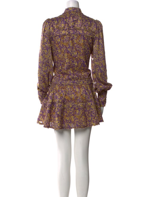 Alexis Floral Print Mini Dress