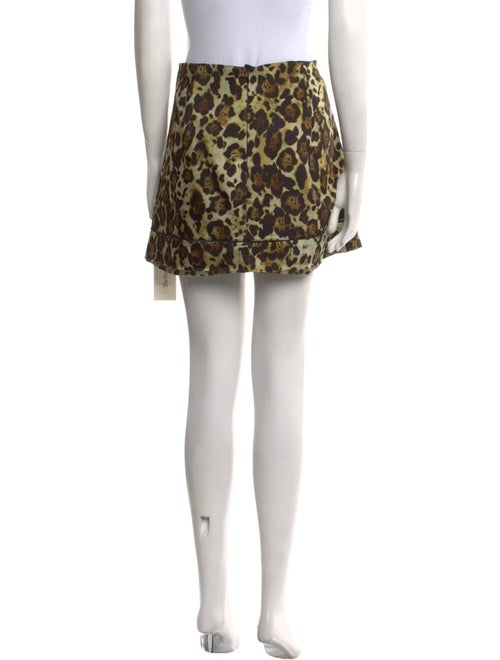 Alexis Animal Print Mini Skirt