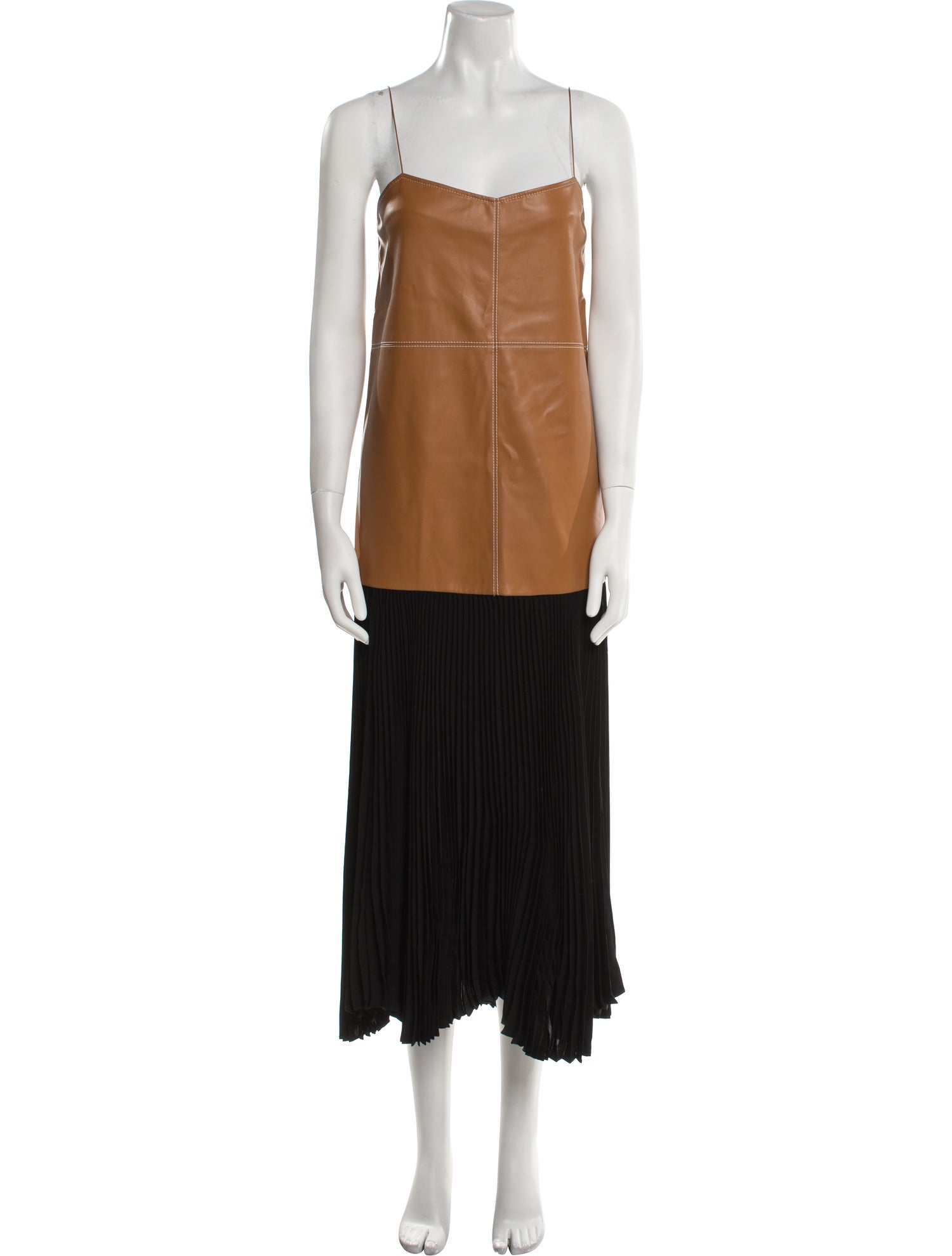 Alexis Colorblock Pattern Midi Length Dress w/ Tags