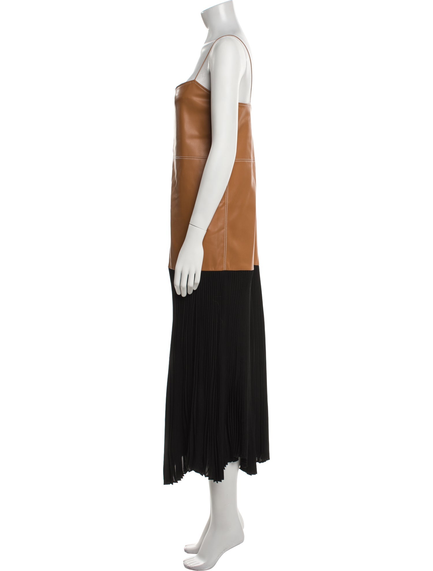 Alexis Colorblock Pattern Midi Length Dress w/ Tags