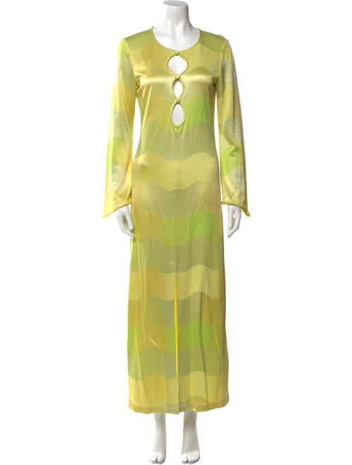 Alexis Crew Neck Long Dress