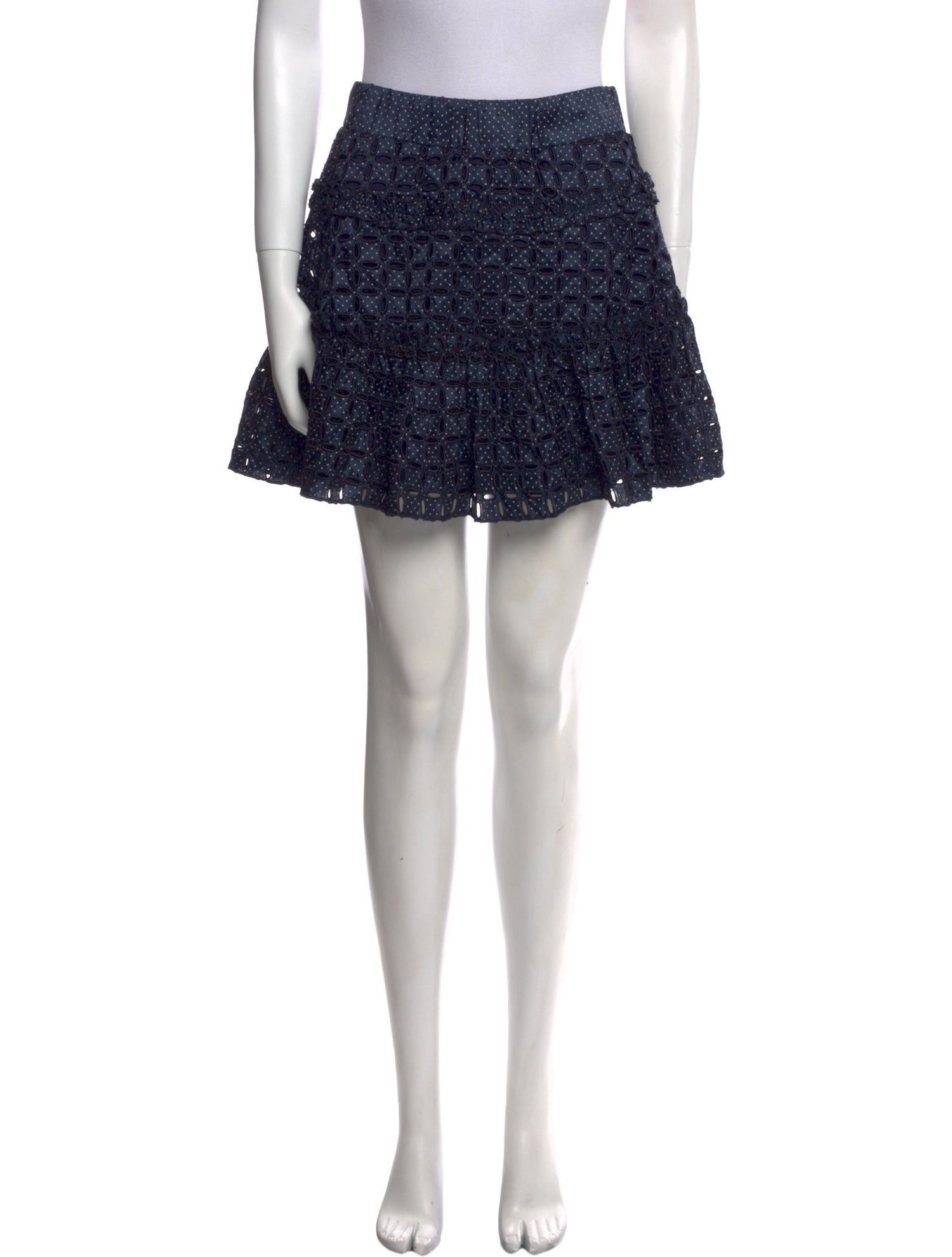 Alexis Polka Dot Print Mini Skirt