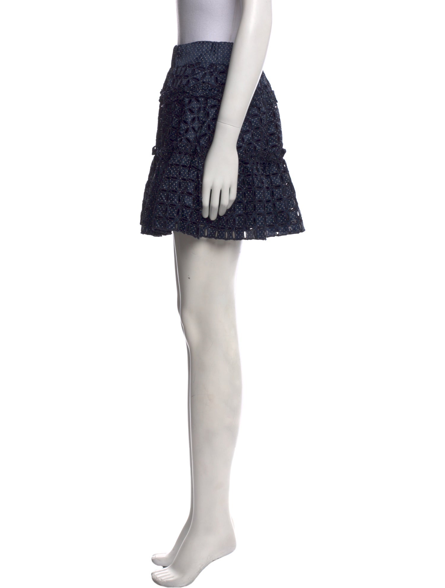 Alexis Polka Dot Print Mini Skirt