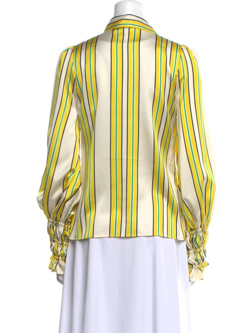 Alexis Striped Long Sleeve Button-Up Top