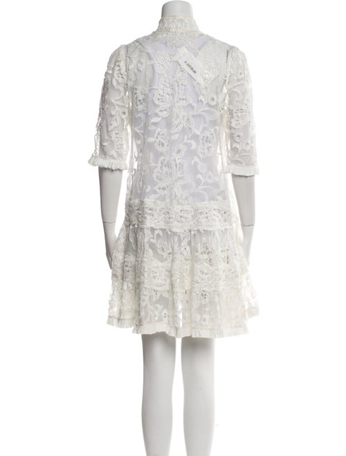 Alexis Lace Pattern Mini Dress