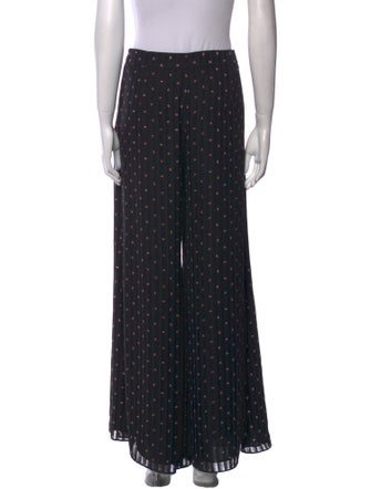 Alexis Polka Dot Print Wide Leg Pants
